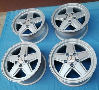 Ronal R9 Wheels Rims 15  Mercedes AMG Penta W124 W201 W202 W203