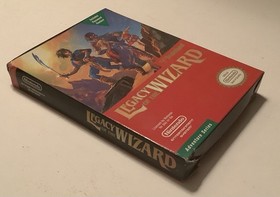 LEGACY OF THE WIZARD Nintendo NES Br&oslash;derbund COMPLETE IN BOX Manual CIB