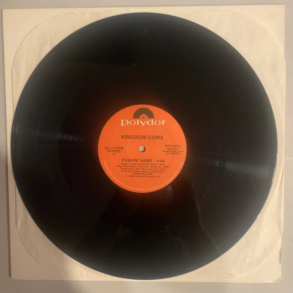 Kingdom Come, Maxi-Single, Promo, VG+, Pushin Hard *Heavy Metal - Imagem 2 de 3