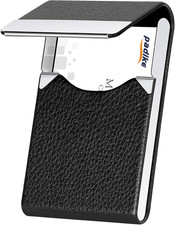 Professional Business Card Holder PU Leather Business Card Case Name Card Holder