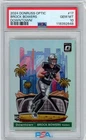 2024 Donruss Optic BROCK BOWERS RC Rookie Downtown! SSP PSA 10 GEM MINT D379