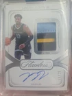 Jaren Jackson Jr Flawless Patch Autograph Game Used Silver /25