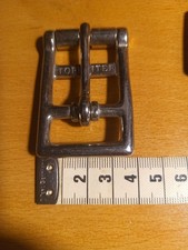 4 X Sattelgurtschnalle Pferd, Rollschnalle, Edestahl