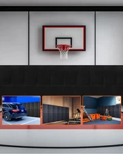 VEVOR Gym Wall Padding Durable Waterproof Basketball Mat 2" Thick Foam Court