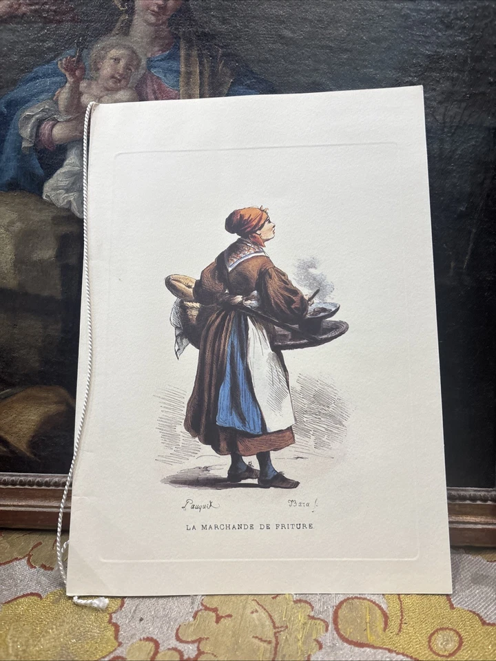Ancien Menu Le Concorde Avion Air France Authentique Marchande Friture - Photo 1/1