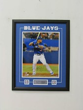 Toronto Blue Jays Brett Lawrie Signed Framed 16x20 Home Pants Batting Photo 
