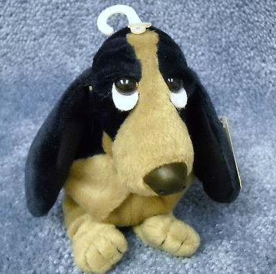  Hush Puppy Special Edition Bean Bags Plush Toy Applause #61284 Navy/Tan 5''