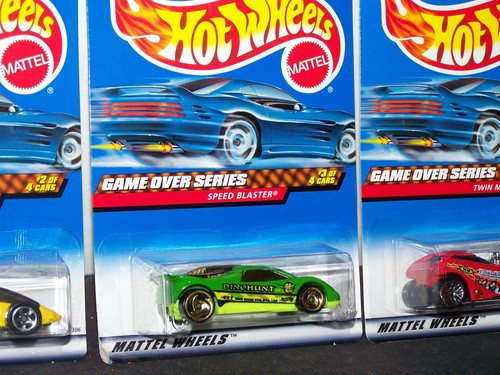 Hot Wheels Game Over Series 1998 juego de 4 mip - Imagen 4 de 5