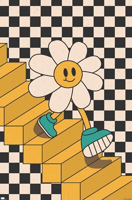 Smile Face - Stairs - Poster