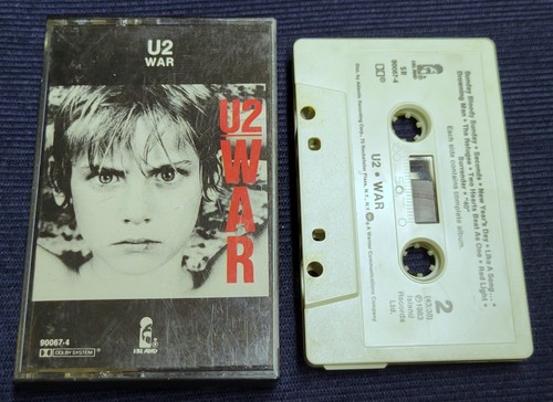 22) U2 - War - Music Cassette Tape - Atlantic Recording - 1983 Island Records - Picture 2 of 10