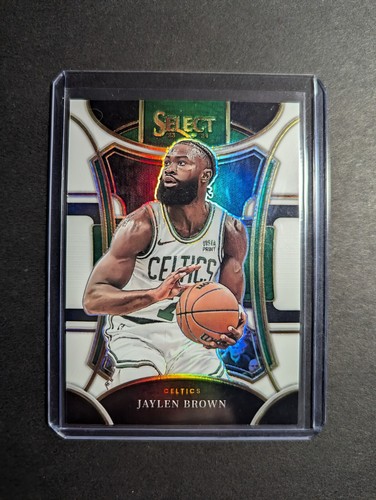 2023-24 Panini Select Jaylen Brown #379 Mezzanine WHITE PRIZM /149 Celtics - Bild 1 von 4