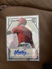 🔥2021 Leaf Flash Base Auto Silver #BA-OM2 Orlando Martinez🔥