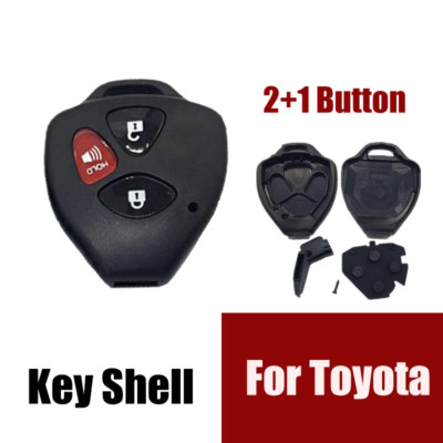 1 Pcs 2+1 Button Car Key Fob Shell Cover For Toyota Matrix RAV4 Yaris 2006-2011