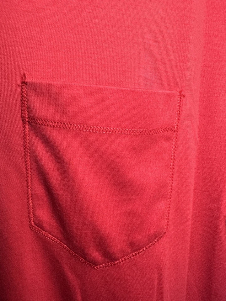 Polo atlético Raffi rojo medio elástico para hombre Foto 2 de 4