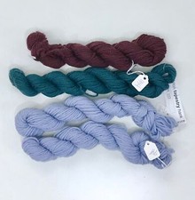 Lot 4 hanks Appleton Tapestry weight 60yd 100 wool UK needlepoint embroidery