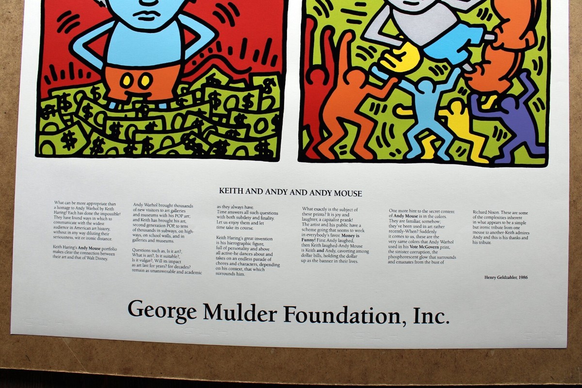 その他 VCD ANDY WARHOL KEITH HARING by ERIC SO The Andy Mouse Series: A collaborative work between Haring