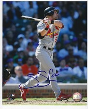 Skip Schumaker St. Louis Cardinals Signed Auto 8x10 Photo Autograph 