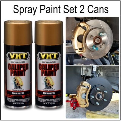 Gold Spray Paint Brake Caliper Valve Cover Engine High Temp