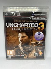 Uncharted 3 Drake's Deception gioco dell'anno Playstation 3 PS3 nuovo e sigillato