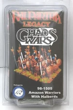 Ral Partha Legacy 98-1505 Amazon Warriors with Halberds (Chaos Wars) Female