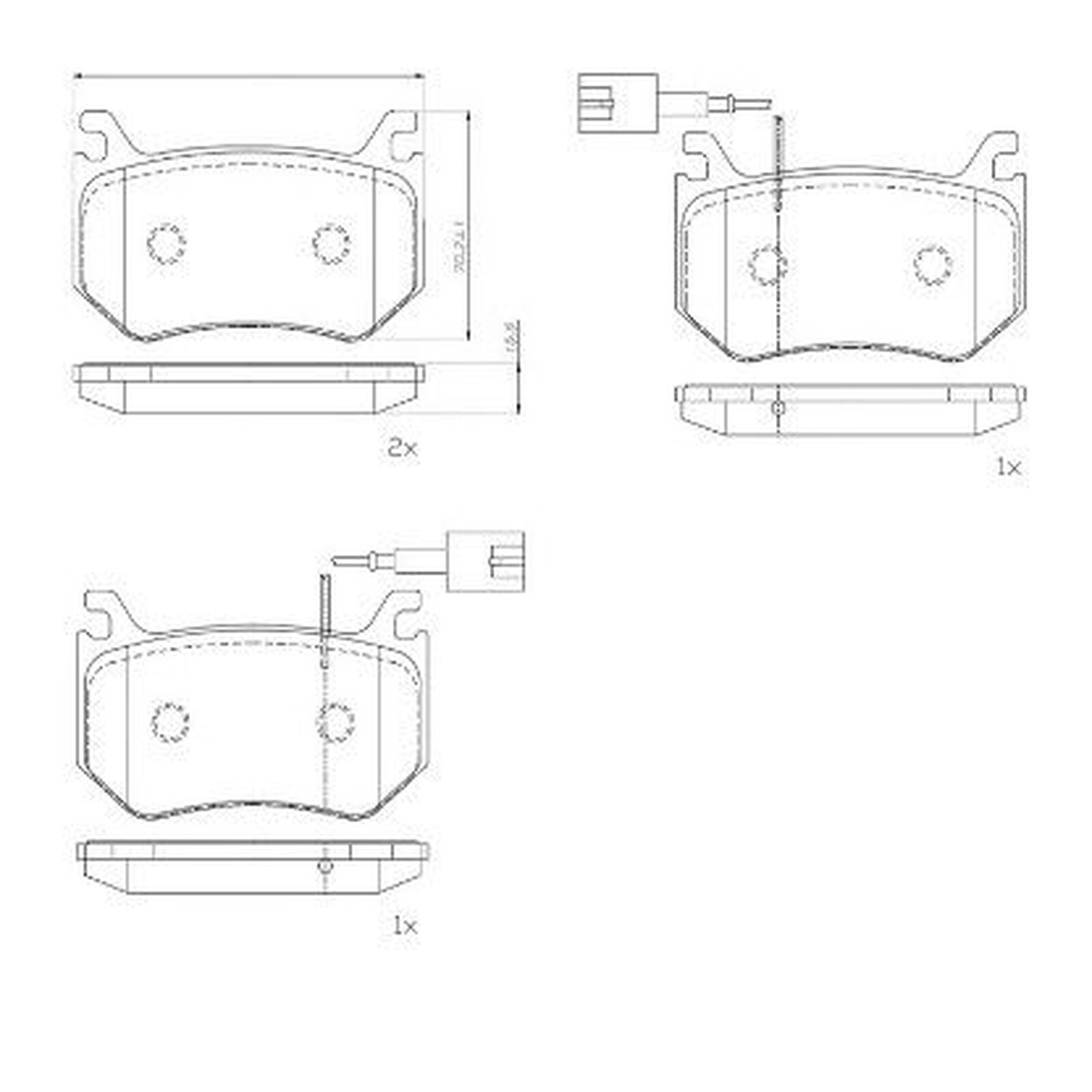 Brembo Prime Brake Pad Set P23184 Fits Alfa Romeo Rear Axle - Free Shipping