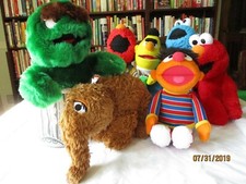 TALKING ELMO ABCS ALPHABET OVERALLS PLUSH STUFFED TOY 16" FISHER PRICE