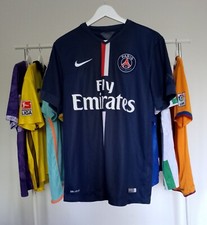 PSG Zlatan Ibrahimovic Trikot 2014/2015 NIKE FLY EMIRATES Gr. S Jersey Shirt