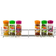 Spice Rack Storage Cupboard Kitchen Door Herb Organiser 1 Tier  Wall Mounted UK