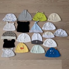 Lot of 26 pieces Assorted Baby Hats, 1 pair of Gloves, 1 pair of Slippers