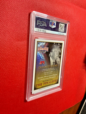 DONALD TRUMP DECISION 2016 - FINALISTS #81 PSA 9 MINT BIN1 | eBay