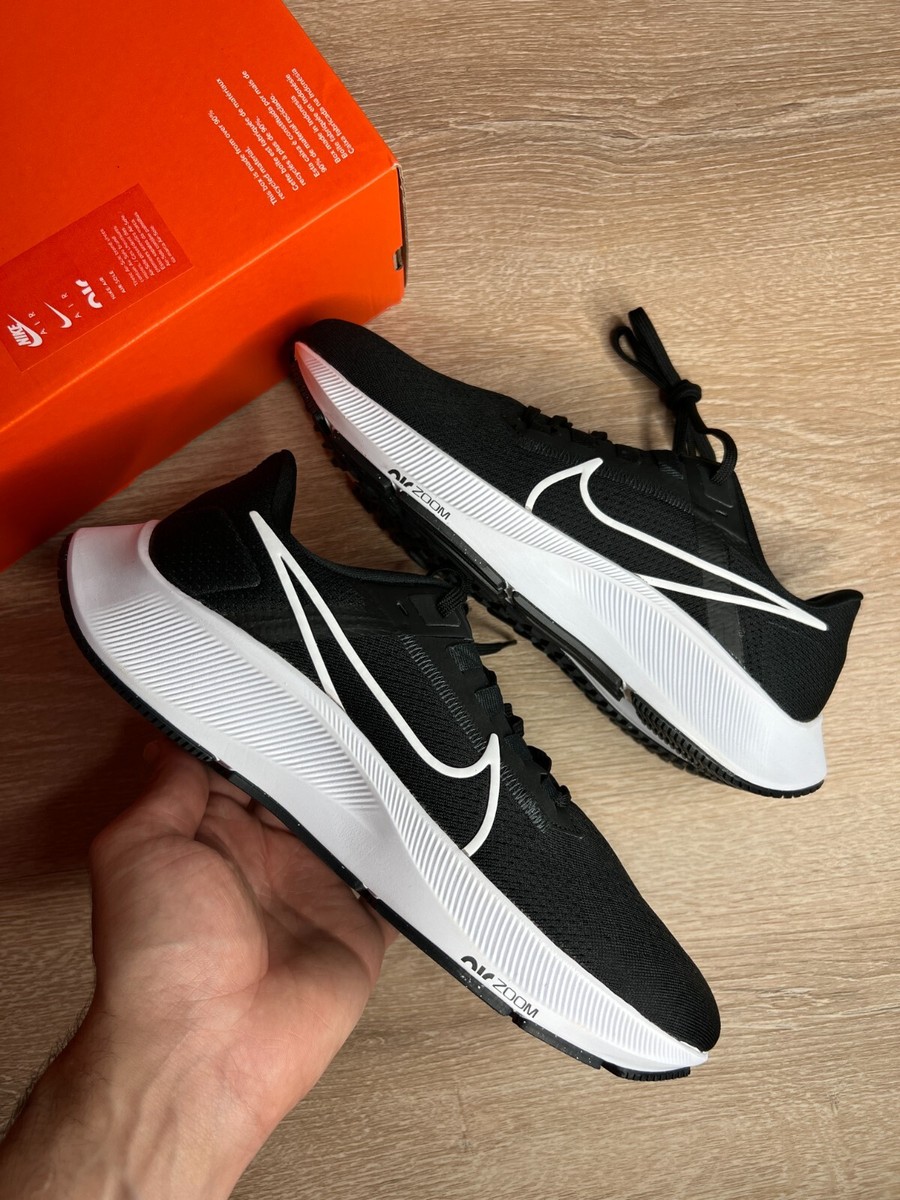 Nike Women's Air Zoom Pegasus 38 Running Shoes Black White CW7358