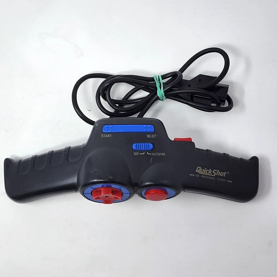 Nintendo NES Flightgrip 2 Game Controller QuickShot QS-129N - Authentic & Tested - Image 2 of 4