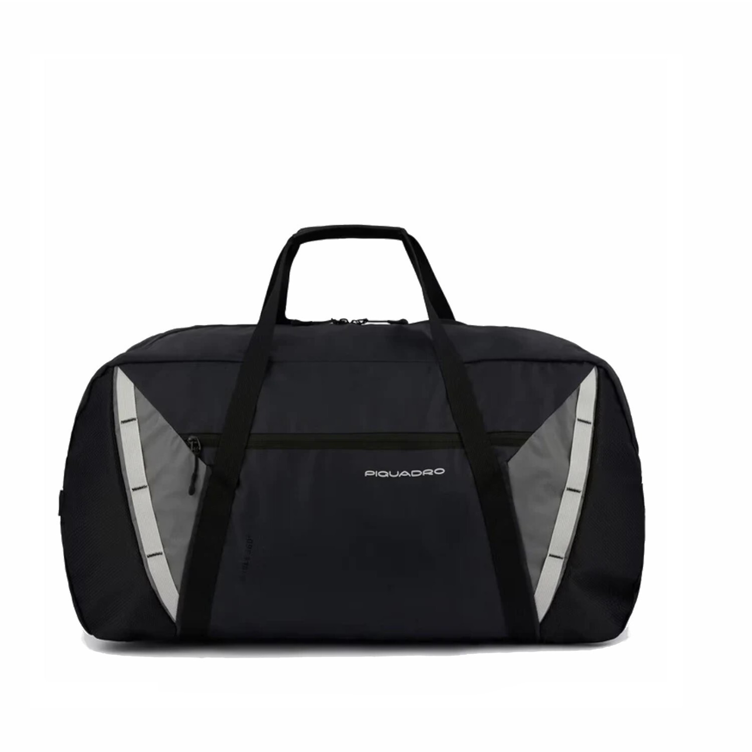 Piquadro FLD borsone pieghevole grande da viaggio, tessuto riciclato nero BV6009