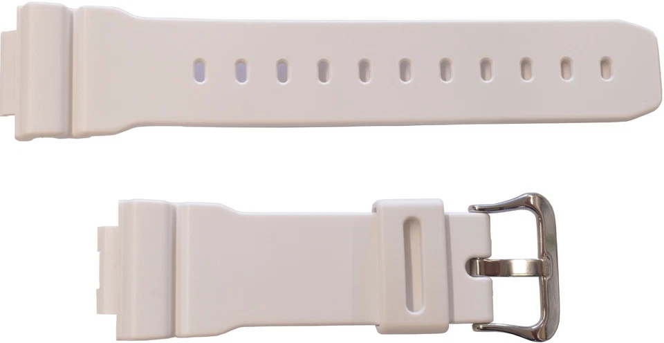 Correa de reloj CASIO DW-5600FS-7 DW-5600WB-7 DW-6900MR-7 DW-6900SN-7 blanca genuina Foto 3 de 3