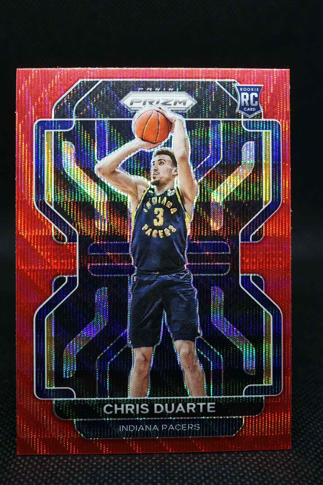 2021-22 NBA Panini Prizm Ruby Wave Prizm Chris Duarte #315 Rookie RC INVEST