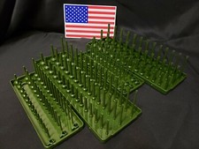 Hansen- 4pc- 3 Row Sockettray Metric Sae Storagerack Holders14 38