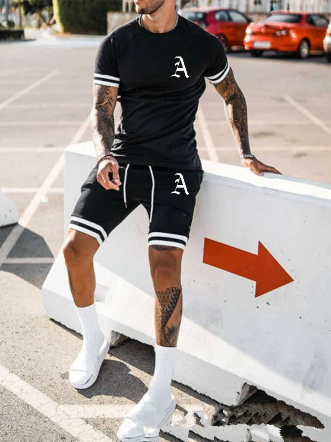 Shorts and t shop shirt tracksuit