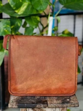 Men's Aprove  Leather Vintage Laptop Messenger Handmade Briefcase Bag Satchel