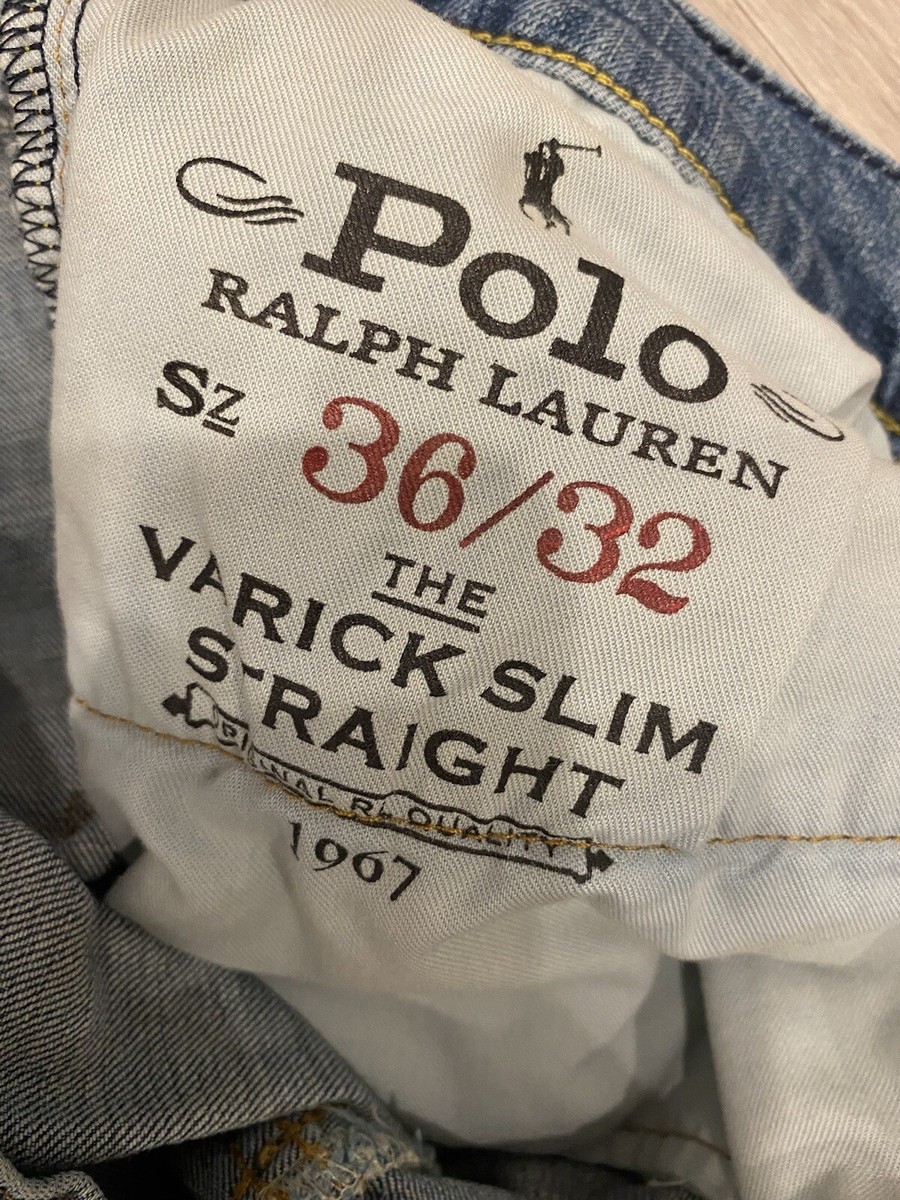 復刻ポロスポーツPOLO SPORTロゴVARICK SLIMデニム 36x32 復刻ポロスポーツPOLO SPORTロゴVARICK SLIMデニム 36x32