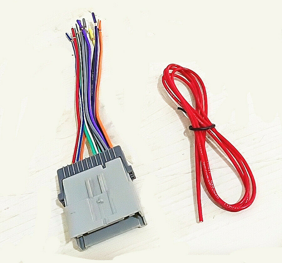 Stereo Radio Install Wire Harness + Antenna Adapter For Buick Chevy GMC