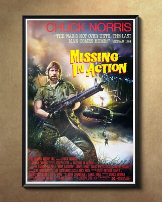Missing in Action 1984 Movie Poster 24''x36'' Glossy Unframed 8428