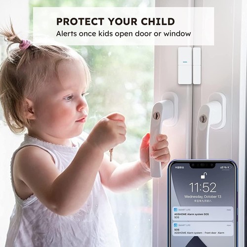 AGSHOME TUYA Smart Leben Alarm System für Home WIFI GSM Sicherheit Alarm Host - Bild 17 von 25