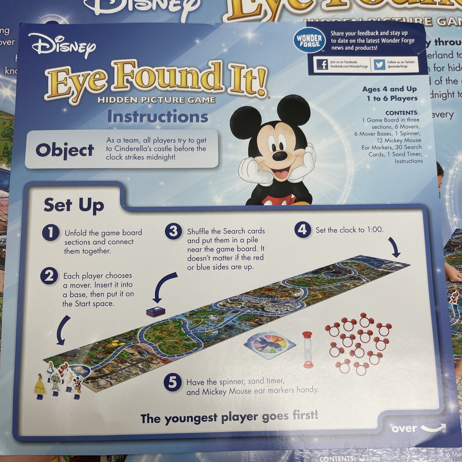 Wonderforge World of Disney Eye Found It Board Game for sale online | eBay