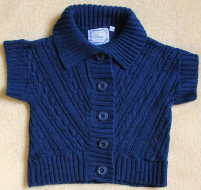 Only for Girls Kanz in the nature Weste Strickjacke kurzer Arm Gr 104TOPZUSTAND 