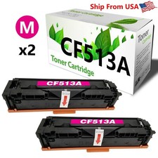 204A Magenta Toner Cartridge CF513A for Pro M180nw 180n 181fw Printer 2PK 