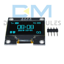 Blue 1.3" OLED LCD Display 4Pin Module IIC I2C 128x64 3-5V Interface for Arduino