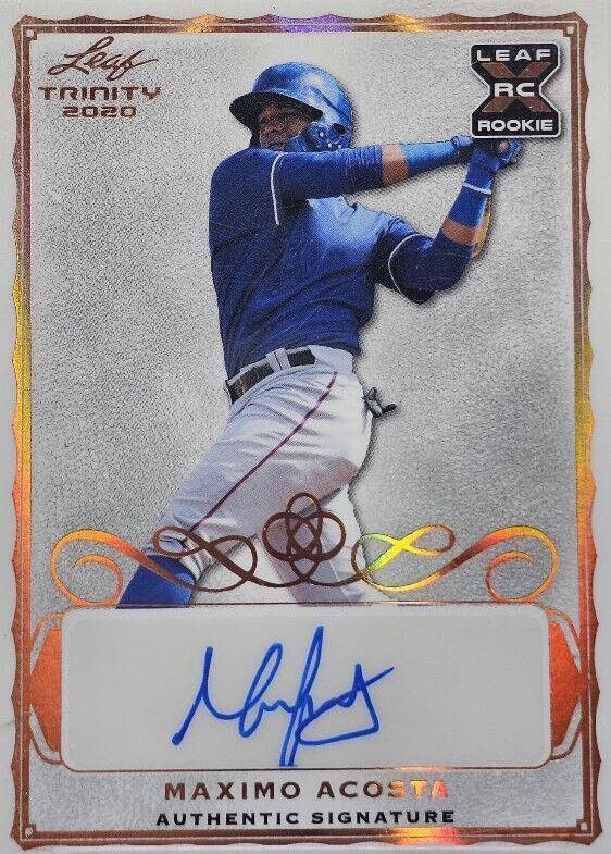 Maximo Acosta Trading Cards for sale | eBay