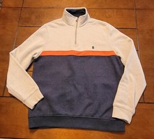 IZOD Advantage Performance 1/4 Zip Pullover Sweater Mens Size Small