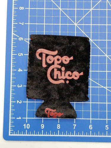 TOPO CHICO KOOZIE HUGGER - FAUX VELVET LOOK TOPO CHICO KOOZIE ***NEW*** - Picture 2 of 3