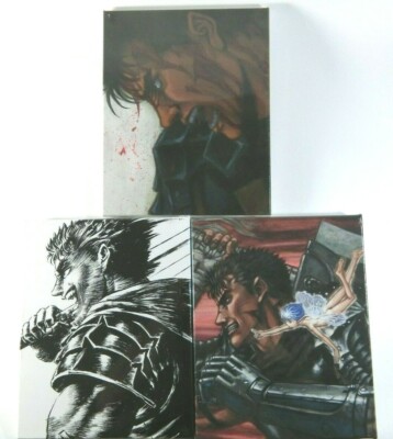 Berserk Exhibition 2021 Limited F3 Character Fine Board A & G & O Set 22 x 27 cm